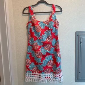 Lilly Pulitzer Coral Shift Dress